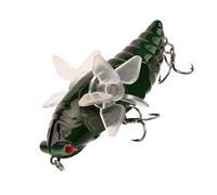 Esche da pesca facili da lanciare Esche dai colori vivaci Esche ad elica Spinner Attrezzature da pesca versatili Esche per pesci d'acqua dolce Imitazione di cicala realistica Esca