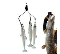 Esche Da Pesca in Acqua Salata | Esche Flessibile Nuotatore Flessibile Multiuso Riutilizzabile | Esche Realistiche A Coda T,per Acqua Mare Profondo Salato Trota Crappie Luccio Surf Costiera