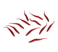 Esche da pesca in pvc artificiale esca morbida esca esca esca tipo di attrezzatura da pesca set attrezzatura da pesca accessorio per la pesca d'acqua dolce del mare(Rosso)