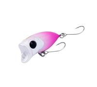 Esche Da Pesca Micro Hard Bait Topwater Fishing Lures 2.4g 35mm Floating Popper Single Hook for Bass Pike(M10)