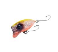 Esche Da Pesca Micro Hard Bait Topwater Fishing Lures 2.4g 35mm Floating Popper Single Hook for Bass Pike(M14)