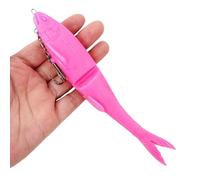 Esche da pesca morbide da 12 cm/17 cm con coda a forma di V, esche artificiali simulazione esche artificiali che affondano lentamente, esche simulate