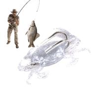 Esche da pesca morbide - Esche da pesca con esche morbide di granchio con amo appuntito | Buona attrezzatura da che affonda in acqua, design anti-appeso, esche da realistiche per pesci man