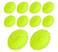 Esche da pesca morbide | Esche da pesca | Jig Esche da pesca | Accessori realistici con 10 pezzi esca portatile stagno per uomini e padri pesce persico trota pesce gatto e offshore