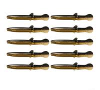 Esche da pesca morbide Loach, 10 pezzi, esche profumate in silicone | Formula profumata segreta, attrattiva ad alta concentrazione, efficace in varie acque, consistenza morbida ed elastica