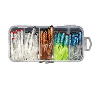 Esche da pesca morbide realistiche stili assortiti movimenti naturali per casting pesca a traina tecniche di pesca a fondo acque dolci esche da pesca in acqua salata