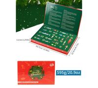 Esche da Pesca per 24 Giorni Calendario Avvento 2026 per Vari Ambienti di Pesca