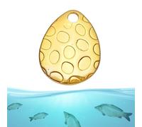 Esche da pesca per acqua dolce, esche da pesca che fanno rumore - 10 esche da pesca per spigoli | 10 x esche sonore per pesca di spigolo d'acqua dolce con lustrini metallici per ruscelli, trote,