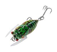 Esche da pesca per acqua dolce,Loro da pesca in acqua dolce, esche da trota esche da pesca realistiche, esche di cicala nuotatori realistiche, esche di pesce, accessori