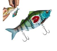 Esche da pesca per acqua ,Esche da pesca alla spigola d'acqua | Esca da pesca alla spigola multiarticolata | Esca da pesca innovativa per laghi, fiumi, acque poco profonde e profonde