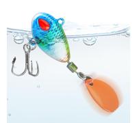 Esche da pesca per acque dolci - Wobblers per lucioperca | sportivi Esche vibranti per il campeggio sul fiume barca lago trota ruscelli persico notturno persico acqua salata Appassionati