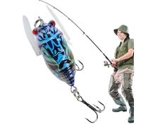 Esche da pesca per Bar, esche per pesca al bar, esche da trota esche da pesca Swimbaits, esche di pesci esca di cicala, per acqua dolce stagni di lago