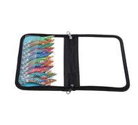 Esche da pesca per calamari con occhi 3D realistici, esche luminose a forma di gamberetto per acque salate, design con ali piumate e affilato per il jigging dei calamari, (2,5#)