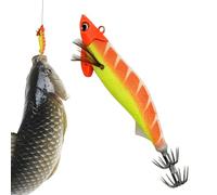 Esche da pesca per calamari - Esche artificiali realistiche incandescenti nel buio - Esche artificiali per calamari d'acqua salata, per lanciare acqua dolce dall'impalcatura della barca fiume lago