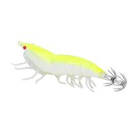 Esche da pesca per gamberetti artificiali, maschere di calamari luminosi da 3,5 g, ganci a doppio strato (006#)