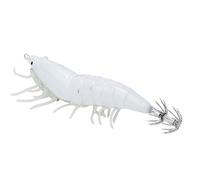 Esche da pesca per gamberetti artificiali, maschere di calamari luminosi da 3,5 g, ganci a doppio strato (003#)