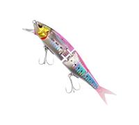 Esche Da Pesca Per Il Asta Ami Di Design Multi-Sezioni | Esche galleggianti glitterate integrate per acque poco profonde per donne, uomini, principianti, dilettanti, pesca traina