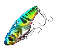 Esche da pesca - Piccole attrezzature artificiali in metallo, esche VIB che scorre per pesci in mare, per pesca all'aperto lago fiume Kayak Berge Trota Black-Bass Carpe