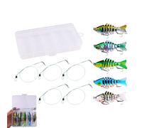 Esche da Pesca Robotizzate - Esca Robotica Realistica 3D | Accessori Pesca Per Pesce Persico Trota Acque Dolci Salmastre Mare Fiume Lago Barca Surf