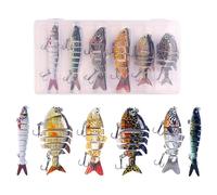 Esche da Robotizzate per Acqua | Esche Nuotatori per All'asta | Esca portatile per laghetti Laghi e Serbatoi con Sezioni Multiple per Trota Gatto e Perche