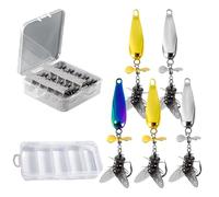 Esche Da Spinner Baits, Attrezzatura per in Mare, Esca Riflettente per Laghi Stagni Acque Profonde Lancio Traina Recupero Veloce Jigging