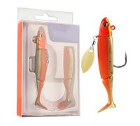 Esche d'acqua | Esche artificiali Attrezzatura con Amo | Swimbaits Crankbaits Attrezzatura per Trote Acqua Salata Fiumi Laghi Stagni