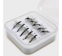 Esche galleggianti Chironomid 10pcs per la pesca in torrente | Per un corpo biomimetico segmentato, aspetto realistico della larva di moscerino, attira efficacemente le trote