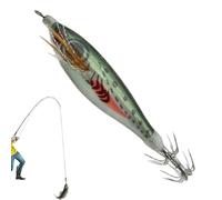 Esche gamberetti, esca luminosa con occhi 3D | Esche per la pesca costiera in mare per torneo, campeggio, surf, barca, ponte, kayak, acqua salata, costiera
