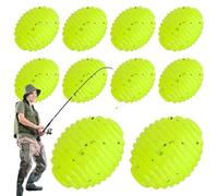 Esche morbide, 10 pezzi a forma di palla sportiva per trote, pesce persico, per esterni, lago, fiume, serbatoio, laghetto, riva