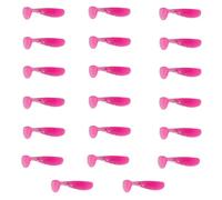 Esche morbide a coda pallet, esche per asta pesca in acqua dolce e salata, attrezzature da pesca da lancio per ambienti acquatici variegati tra cui lago stagno fiume