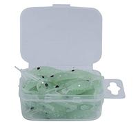 Esche morbide da pesca Esca sostituzione per gamberi 50Pz Esche da pesca luminose Simulazione artificiale luminosa Piccola erba Gamberetti Esca da pesca Esca sostituzione per acqua di mare Acqua dolce