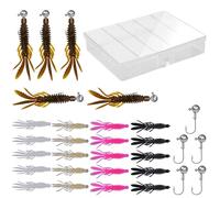 Esche morbide | Esche artificiali per trota,Esche realistiche e ami per pesca del salmone, trota, bar, pesce gatto, calendana, dorata in mare, palude, fiume e