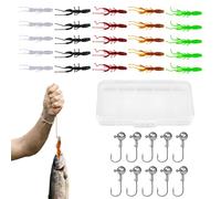 Esche Morbide per la al Persico,Esche Per Trote E Persici Con Amo | Realistiche Swimbaits Jigs Per Acqua E Salata, Lago Mare Per Trota All'aperto