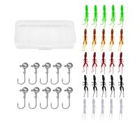 Esche Morbide Per La Al Persico - Kit Esche Morbide Per Trote | Esca da Nuoto Realistica per Acqua Salata Laghi Mare Outdoor Trota Persico