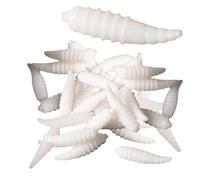 Esche morbide per la pesca di da pesca, 50 esche artificiali con verme di pane, per acqua , testa di serpente, acqua salata, , luccio, trota