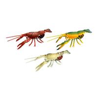 Esche per acqua dolce - Esche realistiche affondate per spigoli | 3 Pezzi Esche Flessibili per Lucio, Tenca, Trota, Perca e Bream