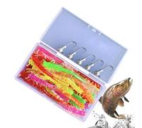 Esche Per Bass | Con Testa A Jig Centopede Attrezzatura Realistica,Artificiale Persico Esca da,Per In Fiumi Laghi Mare Da Barca Kayak Riva Per Carpe Trote Pesce Gatto Salmone