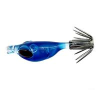 Esche per calamari dipinte a mano 4 cm foglio fluorescente (blu)