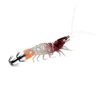 Esche per calamari, esche da fosforescenti notturne, esche da calamari, a forma di gamberetto, per acqua, fiume lago, stagno, vacanze in famiglia, notte e mattina, gioco attraente esca