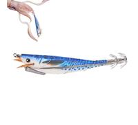 Esche Per Calamari | Esche Da Pesca A Forma Di Gambero Con Luminosità Al Buio | Ganci Doppi Realistiche Fosforescenti Per Mare Surf Riva