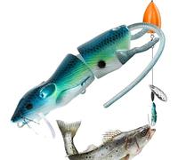 Esche per la dei topi - Multi-Joint Bass Fishing Topus esche - per pesci per acqua salata d'acqua e profonda, polpi viaggiando famiglia novizio