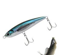 Esche per lobina, esca artificiale a affondamento lento, esca portatile con gancio per acque profonde, fiumi, torrenti, laghi, mare, paludi e in acqua