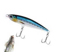 Esche per Lobina - Esca artificiale grande affondamento lento | Esche portatili tipo con amo per acqua salata profonda nei laghi fiumi torrenti paludi