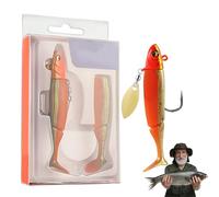 Esche Per Persico Per Acque Dolci - Attrezzatura Da Con Amo Per Acqua Salata,Attrezzatura Da Con Swimbaits E Crankbaits Per Trota Per Laghi Fiumi Stagni E Acqua