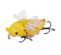 Esche per Pesca Bioniche con , Dimensione 7,5 Cm | Costruzione durevole in ABS, proprietà di galleggiamento uniche, attira i pesci d\'acqua dolce