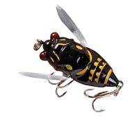 Esche per pesca Cigale - esche da pesca al Bar d'acqua dolce con occhi olografici, esche da pesca dure e resistenti all'usura | esche artificiali da pesca alla cicala, per lago ed est