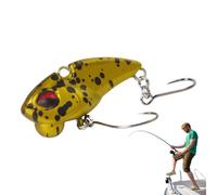 Esche per trota per la pesca sul lago, esche per la pesca in acqua salata | Esche da d'acqua piccole e solide | per trota solide e realistiche con gancio singolo, piccole esche da af