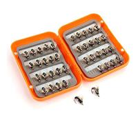 Esche Pesca Mosca, Realistiche per Trota Kit Completo 40Pcs for Amatori Professionisti Fiumi Laghi Torrenti