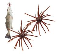 Esche Riccio per Pesca al Bar Due Pezzi Esche Morbide | Esche artificiali per pescatori, uomini, padri, mariti, acqua salata, ruscello, serbatoio, mare, lago, fiume, stagno
