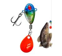 Esche Spinner per la del Persico Trota - Esca Da In Acqua Con Amo | Per Per Fiume Spiaggia Acqua Ghiaccio Barca Lago Kayak Sopravvivenza Campeggio E Outdoor